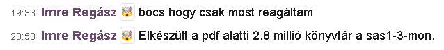 Regász Imre üzemeltető