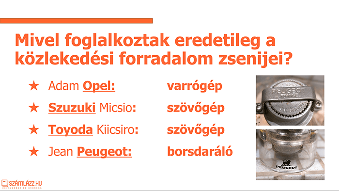 A közlekedési forradalom zsenijei