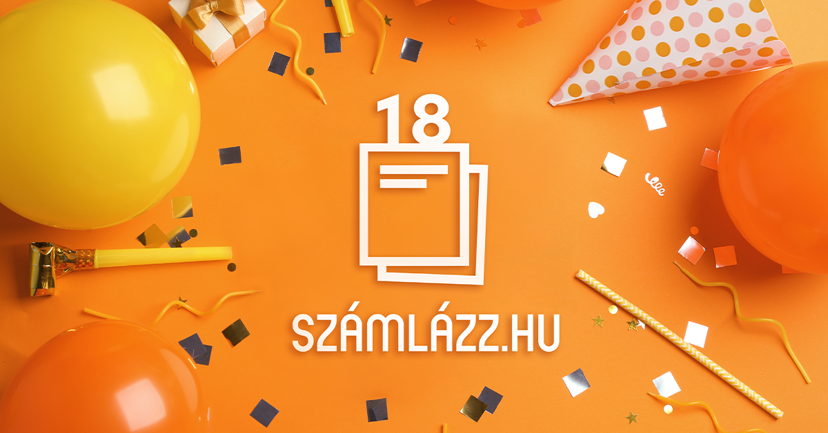 18 éves a Számlázz.hu