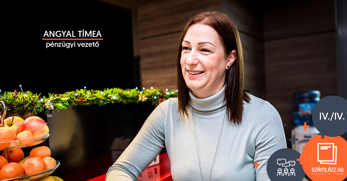 „Mindig előre gondolkodunk” – Ismerd meg Angyal Tímeát, a Számlázz.hu pénzügyi vezetőjét!