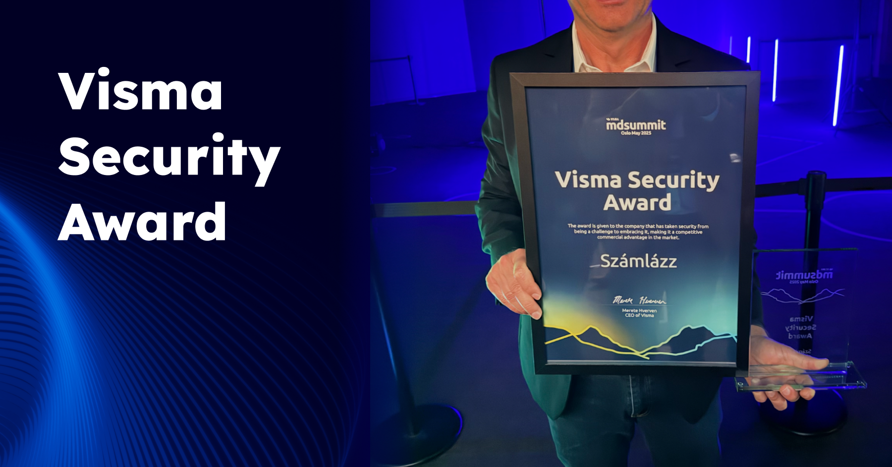 VISMA Security Award díjat nyertünk